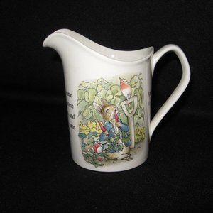 WEDGWOOD BEATRIX POTTER PETER RABBIT 10 OZ. PITCHE